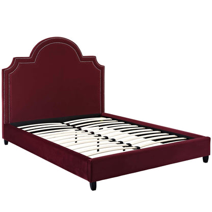 adjustable bed bases | CasaFoyer Primrose Queen Performance Velvet Platform Bed | Comfort & Style | Padded Headboard | Stain-Resistant Fabric | Modern Design | Wood Slat Support | 1322 lbs Capacity | Includes One Bed | casafoyer.myshopify.com
