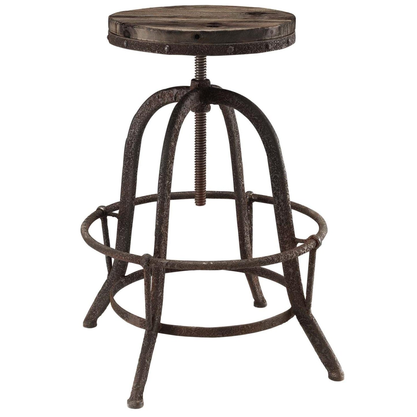 barstools | CasaFoyer Collect | Industrial Modern Counter Stool Set of 4 | Pine Wood Top | Cast Iron Stand | Foot Ring | Create Lasting Memories | casafoyer.myshopify.com