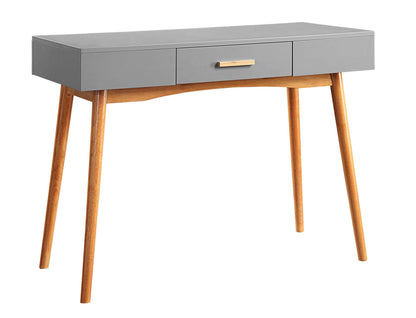 Desk | Ergode Oslo 1 Drawer Desk | Mid-Century Design | Spacious Table Top | Sturdy Rubberwood Legs | Hidden Storage | Multiple Finishes | casafoyer.myshopify.com