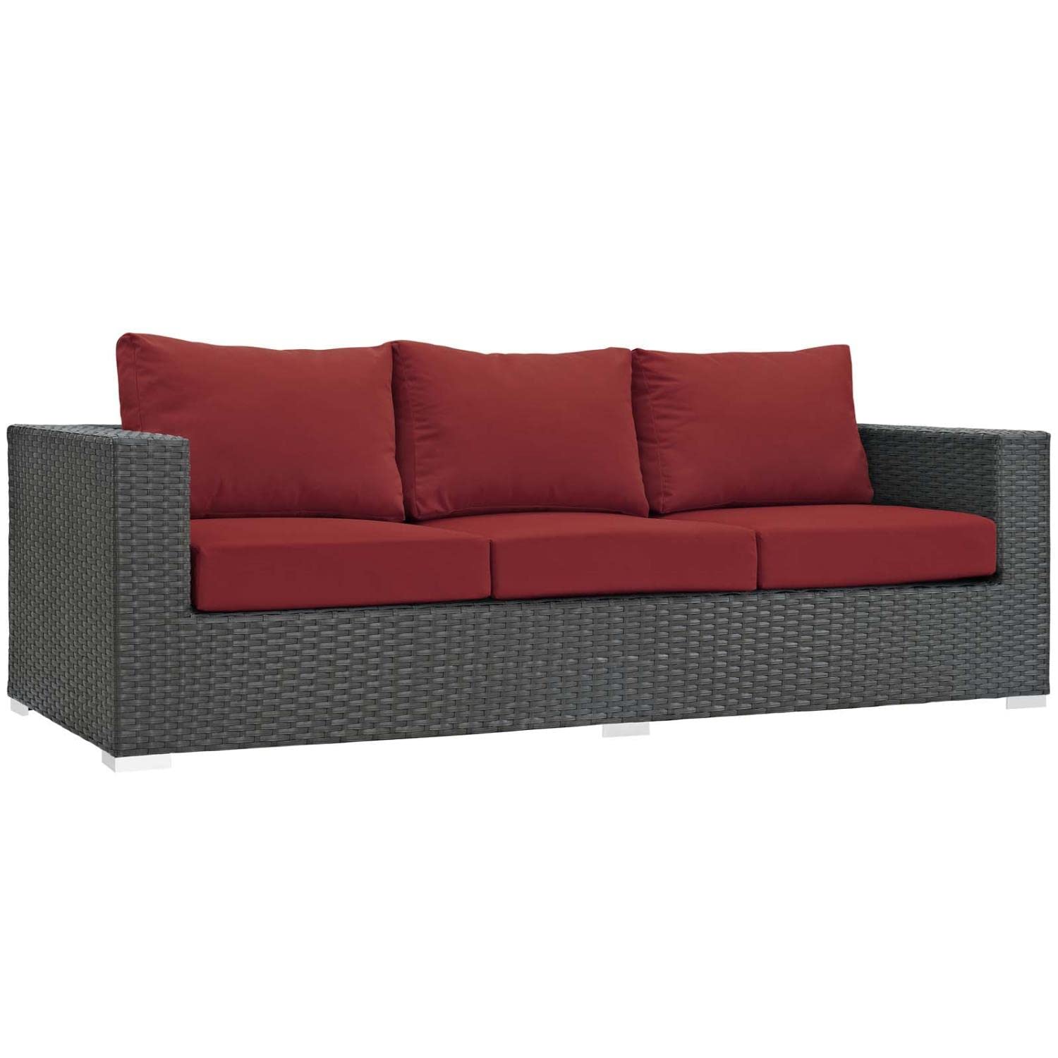 Patio Furniture Sets | Sojourn Outdoor Patio Furniture Collection | Sunbrella Cushions | Synthetic Rattan | UV Protection | Aluminum Frame | Coffee Table, Ottoman, Sofa | casafoyer.myshopify.com
