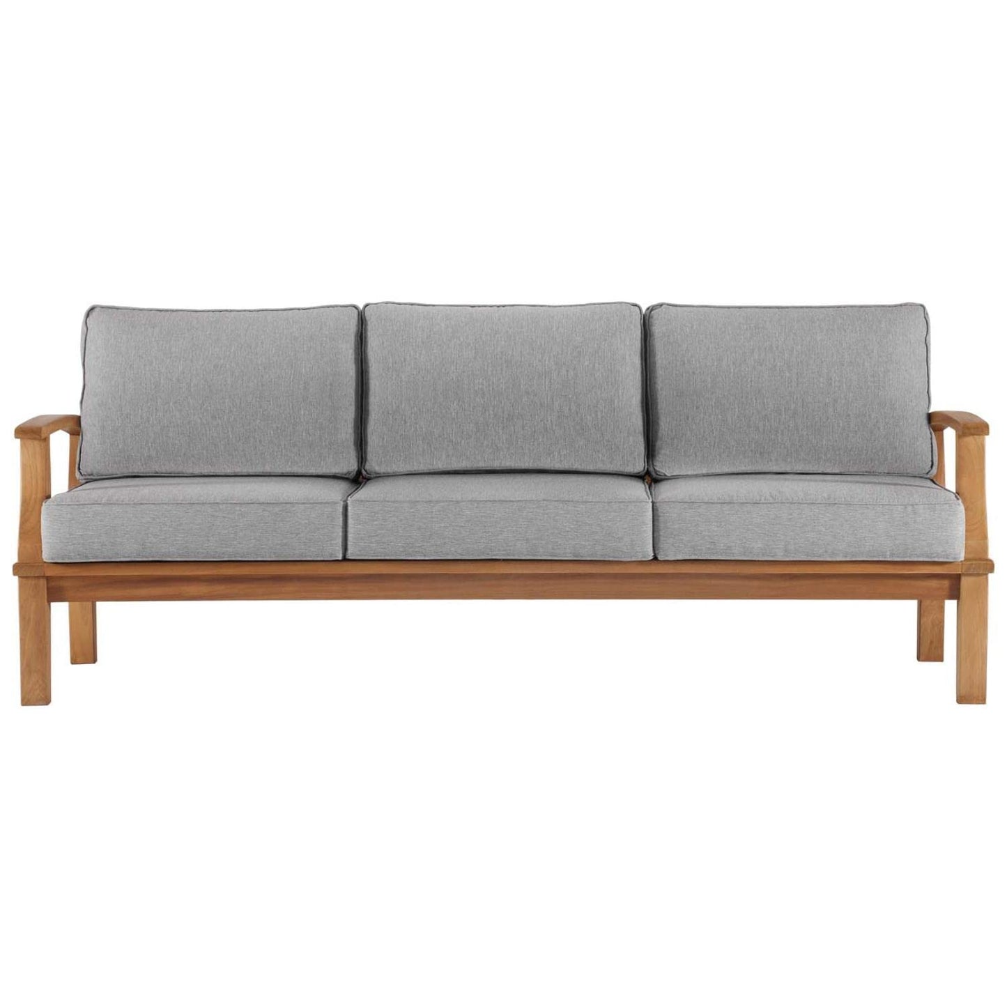 sofas | CasaFoyer Marina Teak Wood Outdoor Patio Sofa | Durable & Weather-Resistant | Modern Design | Assembly Required | Includes One Sofa | casafoyer.myshopify.com