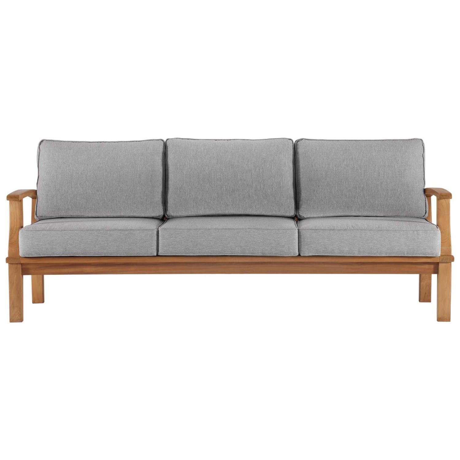 sofas | CasaFoyer Marina Teak Wood Outdoor Patio Sofa | Durable & Weather-Resistant | Modern Design | Assembly Required | Includes One Sofa | casafoyer.myshopify.com