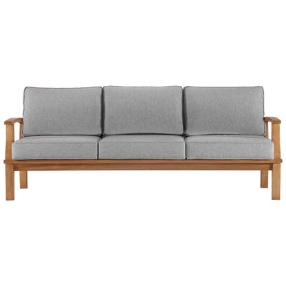 sofas | CasaFoyer Marina Teak Wood Outdoor Patio Sofa | Durable & Weather-Resistant | Modern Design | Assembly Required | Includes One Sofa | casafoyer.myshopify.com