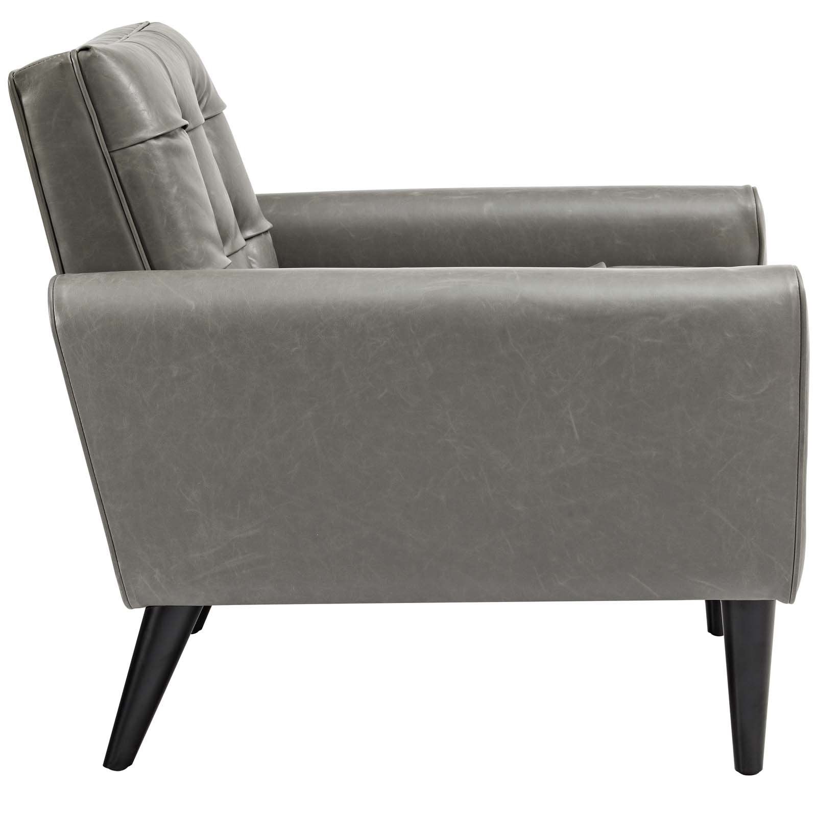 kitchen and dining room sets | CasaFoyer Delve Arm Chair | Vegan Leather | Tufted Buttons | Elegant Design | Comfortable & Stylish | Solid Wood Legs | Non-Marking Foot Glides | Modern Office | casafoyer.myshopify.com