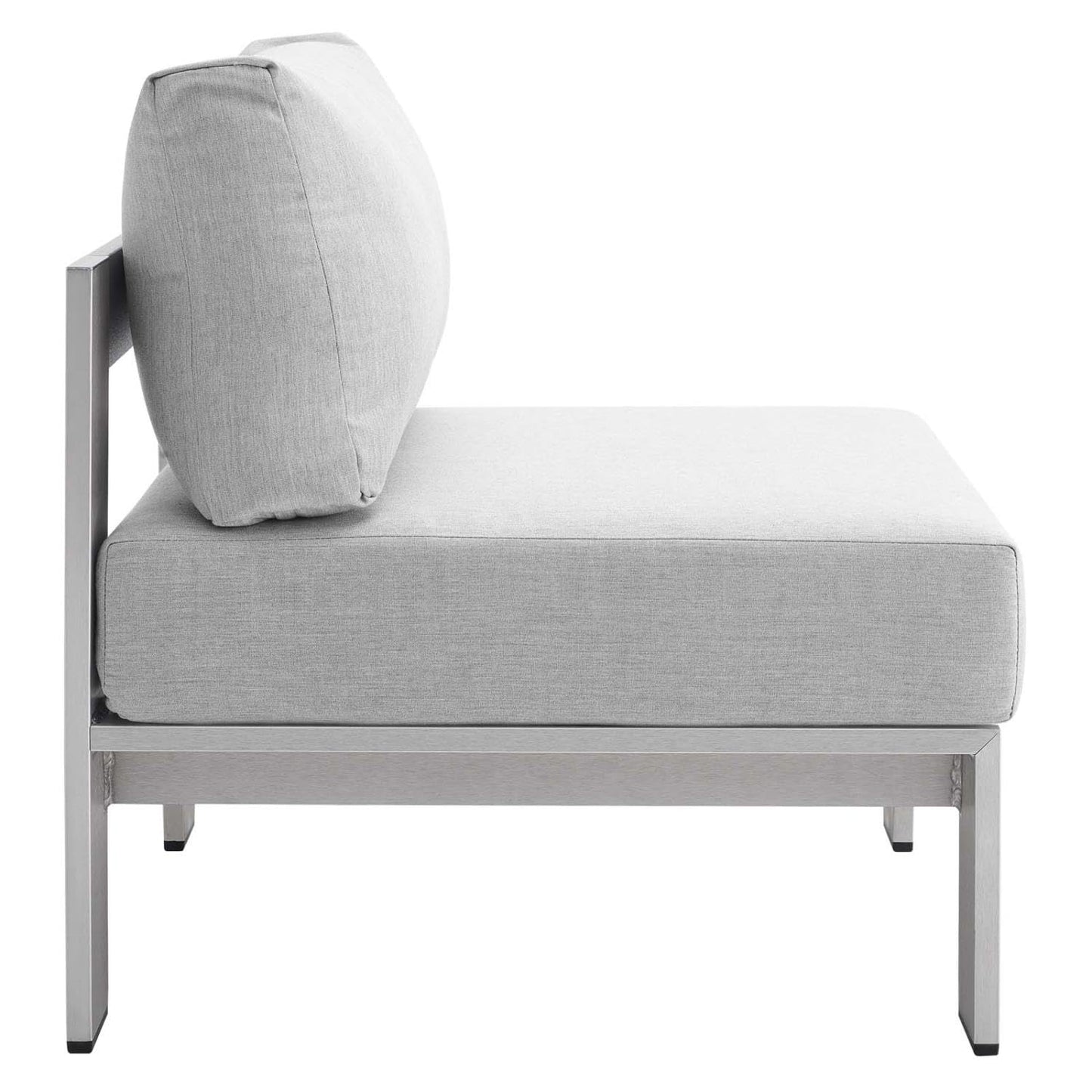 patio bistro sets | CasaFoyer Shore Outdoor Aluminum Armless Chair | Weatherproof | Sunbrella Cushions | Sturdy Frame | Perfect for Outdoor Relaxation | casafoyer.myshopify.com