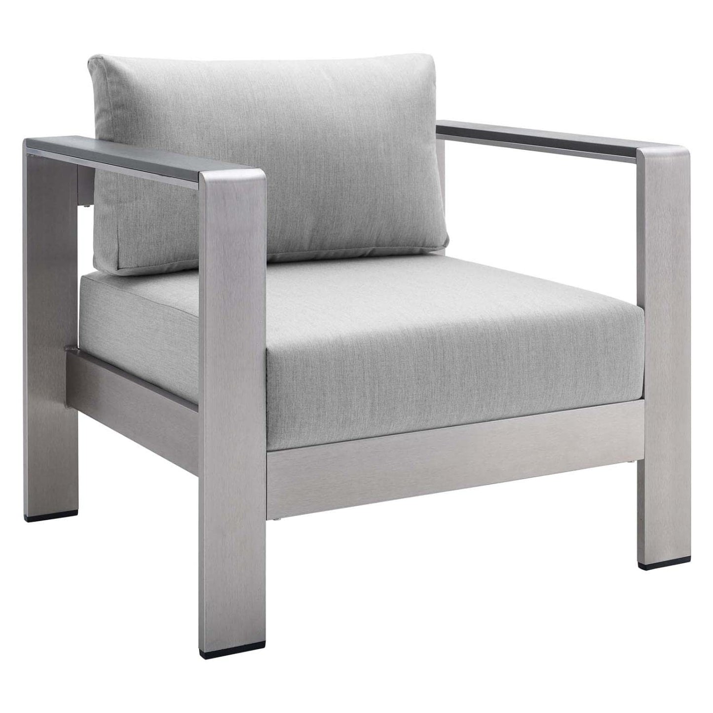 kitchen and dining room sets | CasaFoyer Shore Aluminum 4 Piece Outdoor Patio Furniture Set | Weather Resistant | Sunbrella Cushions | Sofa, Armchairs, Coffee Table | casafoyer.myshopify.com