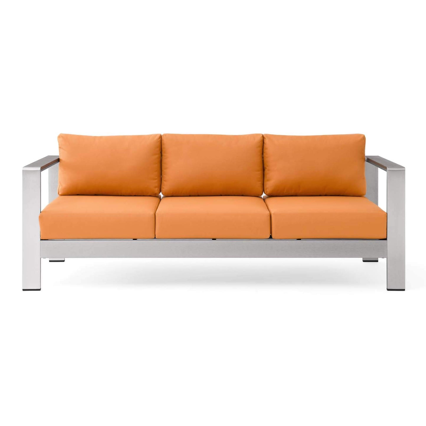 sofas | CasaFoyer Shore Outdoor Patio Aluminum Sofa | Durable | Easy to Clean | 900 lb Weight Capacity | 3-Seater | Stylish & Reliable | casafoyer.myshopify.com