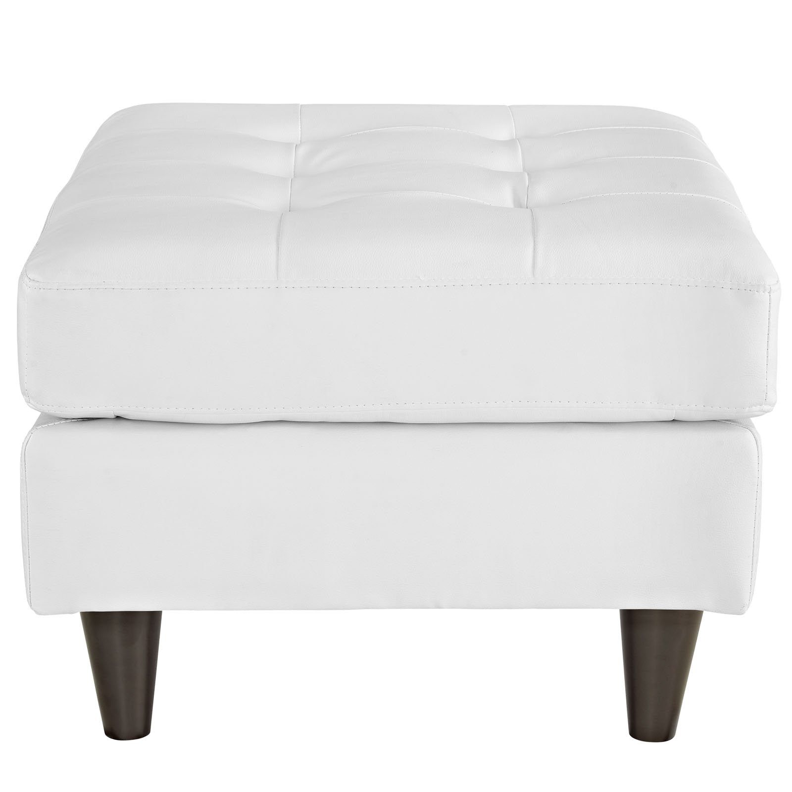 home office desk chairs | CasaFoyer Empress Mid-Century Style Ottoman | Luxurious Leather Upholstery | Plush Foam Padding | Sturdy Hardwood Legs | Enhance Your Space with Comfort and Style | casafoyer.myshopify.com
