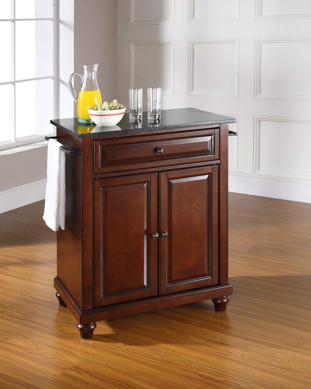 Kitchen Storage | Durable Solid Hardwood Kitchen Island | Elegant Raised Panel Doors | Deep Drawer | Ample Storage Space | casafoyer.myshopify.com