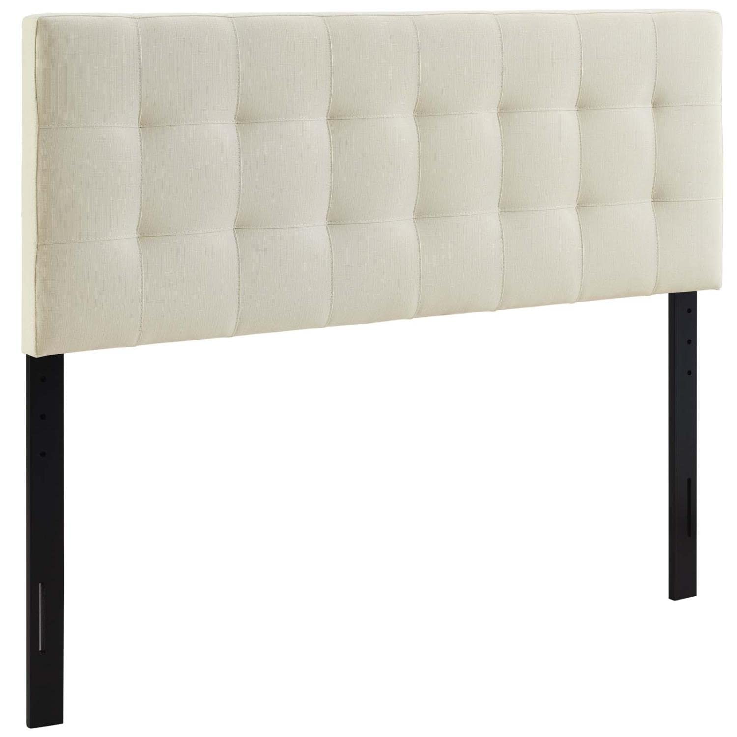 headboards | CasaFoyer  Lily Queen Upholstered Linen Fabric Tufted Headboard | Elegant & Durable Ivory | Contemporary Bedroom Decor | casafoyer.myshopify.com