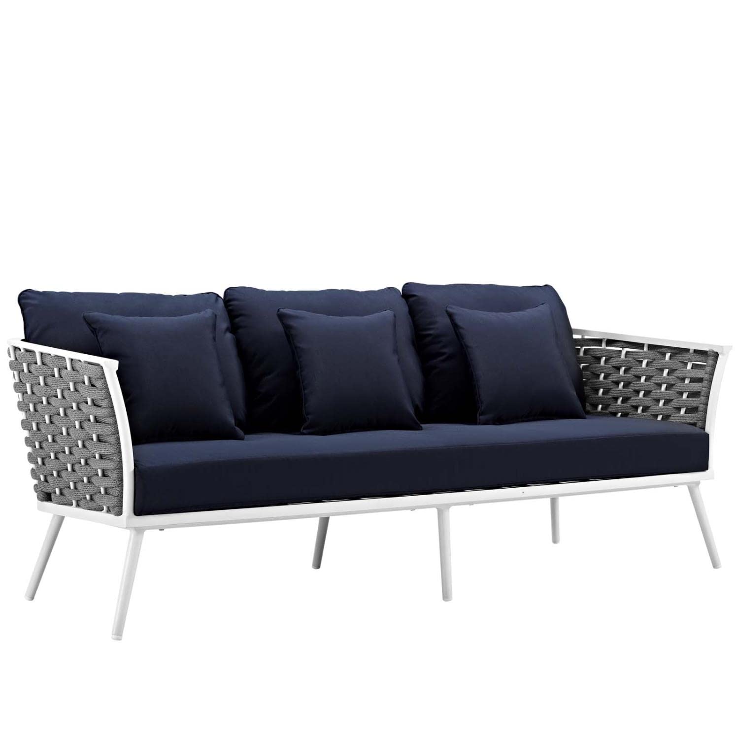 kitchen and dining room sets | CasaFoyer Stance Outdoor Collection | Modern Design | Waterproof Cushions | Durable Aluminum Frame | 4 Piece Patio Set | casafoyer.myshopify.com