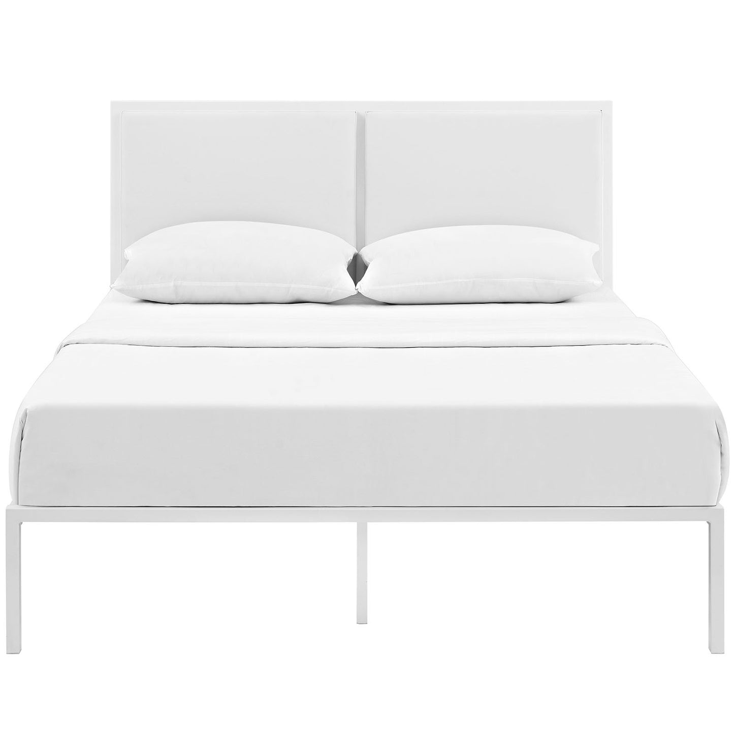 adjustable bed bases | CasaFoyer Della Platform Bed - King Size | Reinforced Steel Frame | Upholstered Headboard | Compatible with Memory Foam, Spring, Latex, Hybrid | 1300lbs Weight Capacity | Non-Marking Foot Caps | Modern Design | casafoyer.myshopify.com