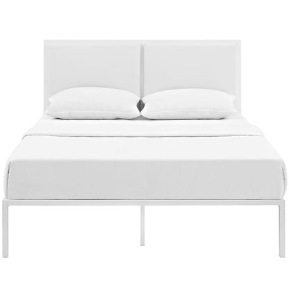 adjustable bed bases | CasaFoyer Della Platform Bed - King Size | Reinforced Steel Frame | Upholstered Headboard | Compatible with Memory Foam, Spring, Latex, Hybrid | 1300lbs Weight Capacity | Non-Marking Foot Caps | Modern Design | casafoyer.myshopify.com
