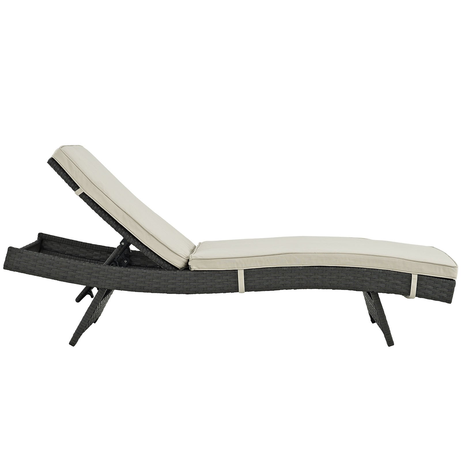 Patio Furniture Sets | Sojourn Outdoor Patio Chaise Lounge Chair | Comfortable Seating | Sunbrella Fabric Cushions | UV Protection | Powder-Coated Aluminum Frame | casafoyer.myshopify.com