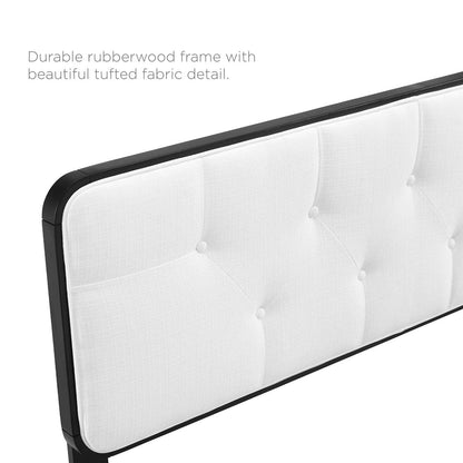 headboards | CasaFoyer Collins Tufted Wood Full Headboard | Modern Retro Style | Wood Grain Frame | Compatible with Billie and Margo Collections | Durable Rubberwood and MDF Construction | Dense Foam Padding | Customizable | Assembly Required | casafoyer.myshopify.com