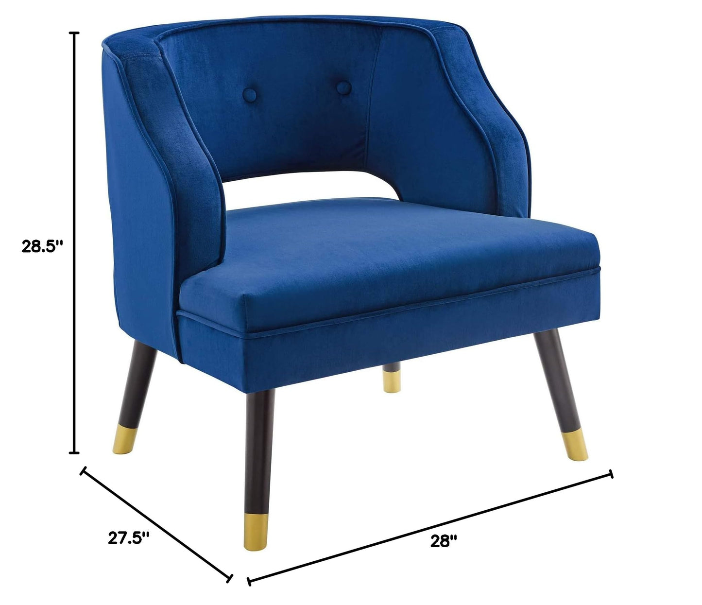 home office desk chairs | CasaFoyer Traipse Performance Velvet Armchair | Elegant Vintage Glamour Accent Chair | Button Tufting & Fluid Curves | Stain-Resistant Upholstery | Dark Walnut Legs | Suitable for Living Room, Bedroom, Office | Teal | casafoyer.myshopify.com
