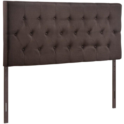 headboards | CasaFoyer  Clique Button Tufted Linen Fabric Upholstered Queen Headboard | Elegant & Durable Design | Restful Night's Sleep | casafoyer.myshopify.com