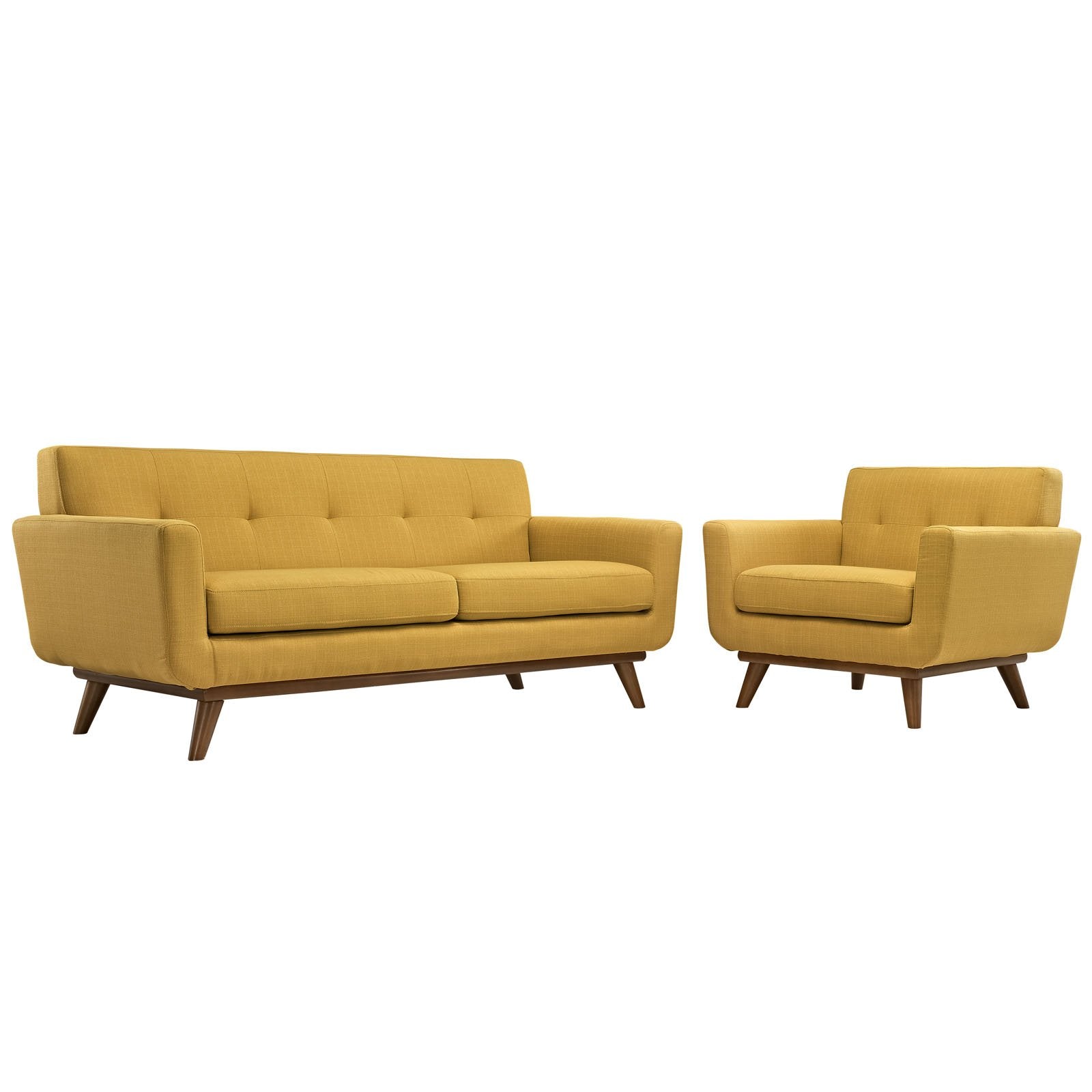 kitchen and dining room sets | CasaFoyer Engage Sofa | Gently Curved Design | Dual Cushions | Cherry Wood Legs | Complete Seating Solution | casafoyer.myshopify.com