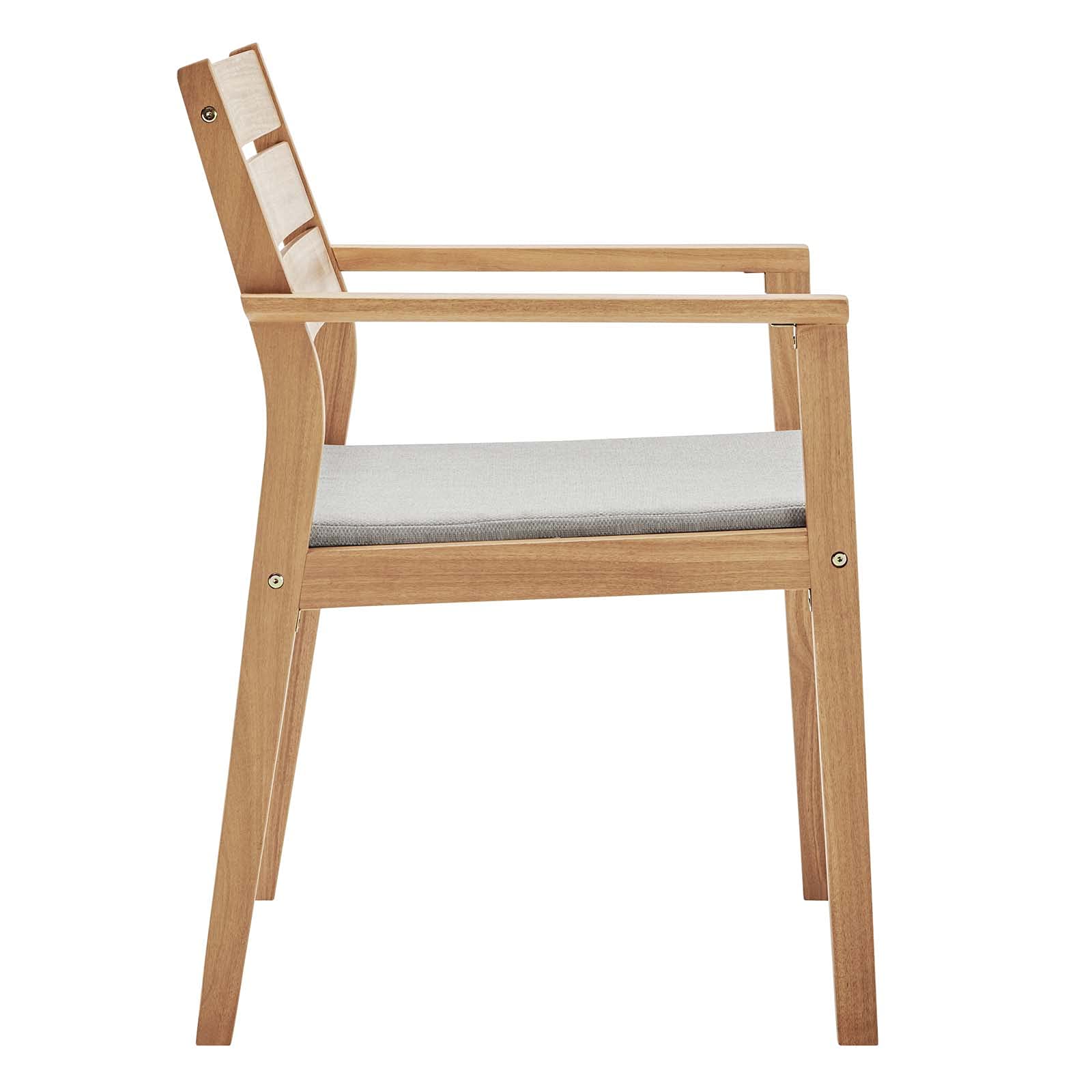 patio bistro sets | CasaFoyer Viewscape Outdoor Patio Dining Armchair | Cottage Charm | FSC Certified Ash Wood | All-Weather Cushion | 331 lbs Weight Capacity | casafoyer.myshopify.com