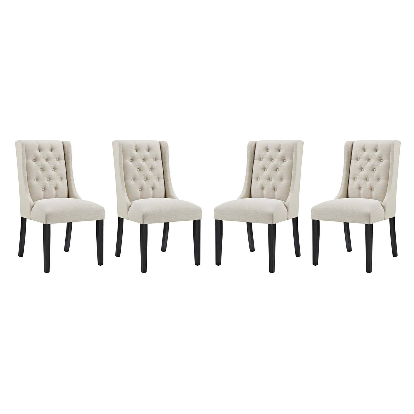 home office desk chairs | CasaFoyer Baronet Dining Chair Set of 4 | Exquisite Design | Comfortable Foam Padding | Solid Wood Frame | Non-Marking Foot Glides | Perfect for Contemporary Homes | casafoyer.myshopify.com