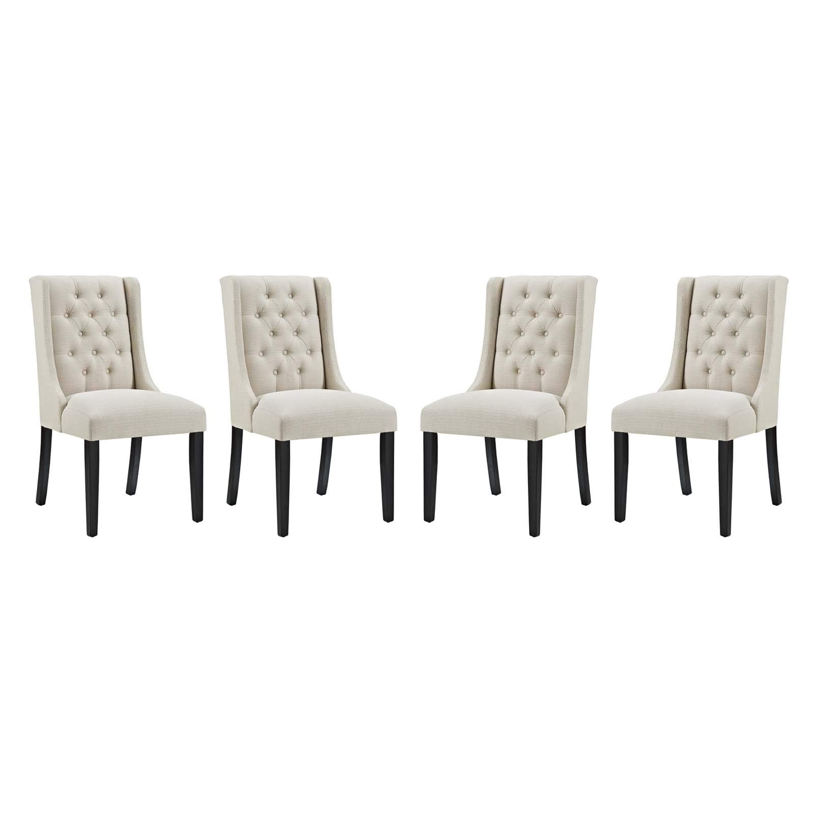 home office desk chairs | CasaFoyer Baronet Dining Chair Set of 4 | Exquisite Design | Comfortable Foam Padding | Solid Wood Frame | Non-Marking Foot Glides | Perfect for Contemporary Homes | casafoyer.myshopify.com