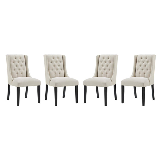 home office desk chairs | CasaFoyer Baronet Dining Chair Set of 4 | Exquisite Design | Comfortable Foam Padding | Solid Wood Frame | Non-Marking Foot Glides | Perfect for Contemporary Homes | casafoyer.myshopify.com