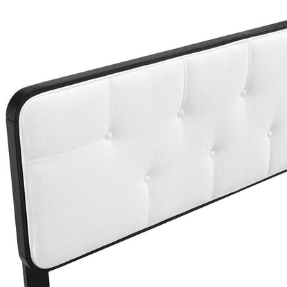 headboards | CasaFoyer Collins Tufted Wood Full Headboard | Modern Retro Style | Wood Grain Frame | Compatible with Billie and Margo Collections | Durable Rubberwood and MDF Construction | Dense Foam Padding | Customizable | Assembly Required | casafoyer.myshopify.com