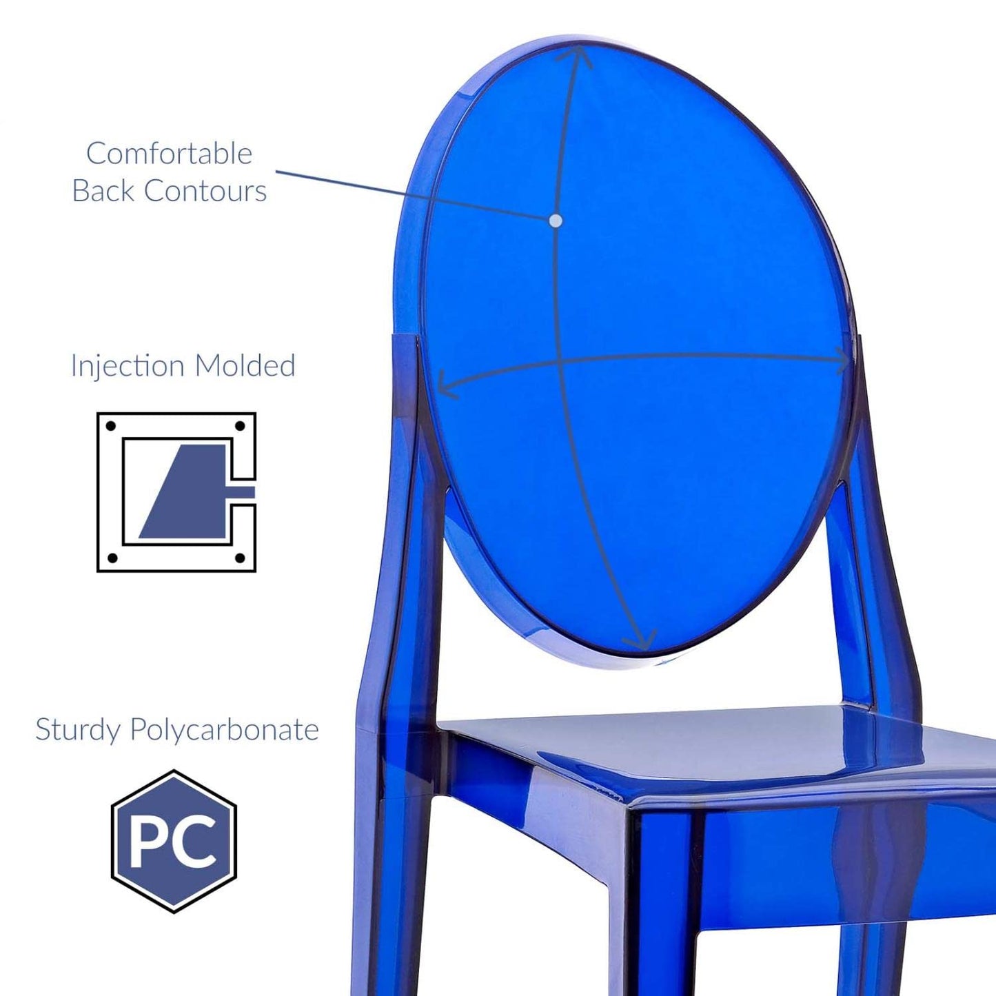 home office desk chairs | CasaFoyer Ethereal Casper Chair Set of 4 | Artistic & Elegant Indoor/Outdoor Seating | casafoyer.myshopify.com
