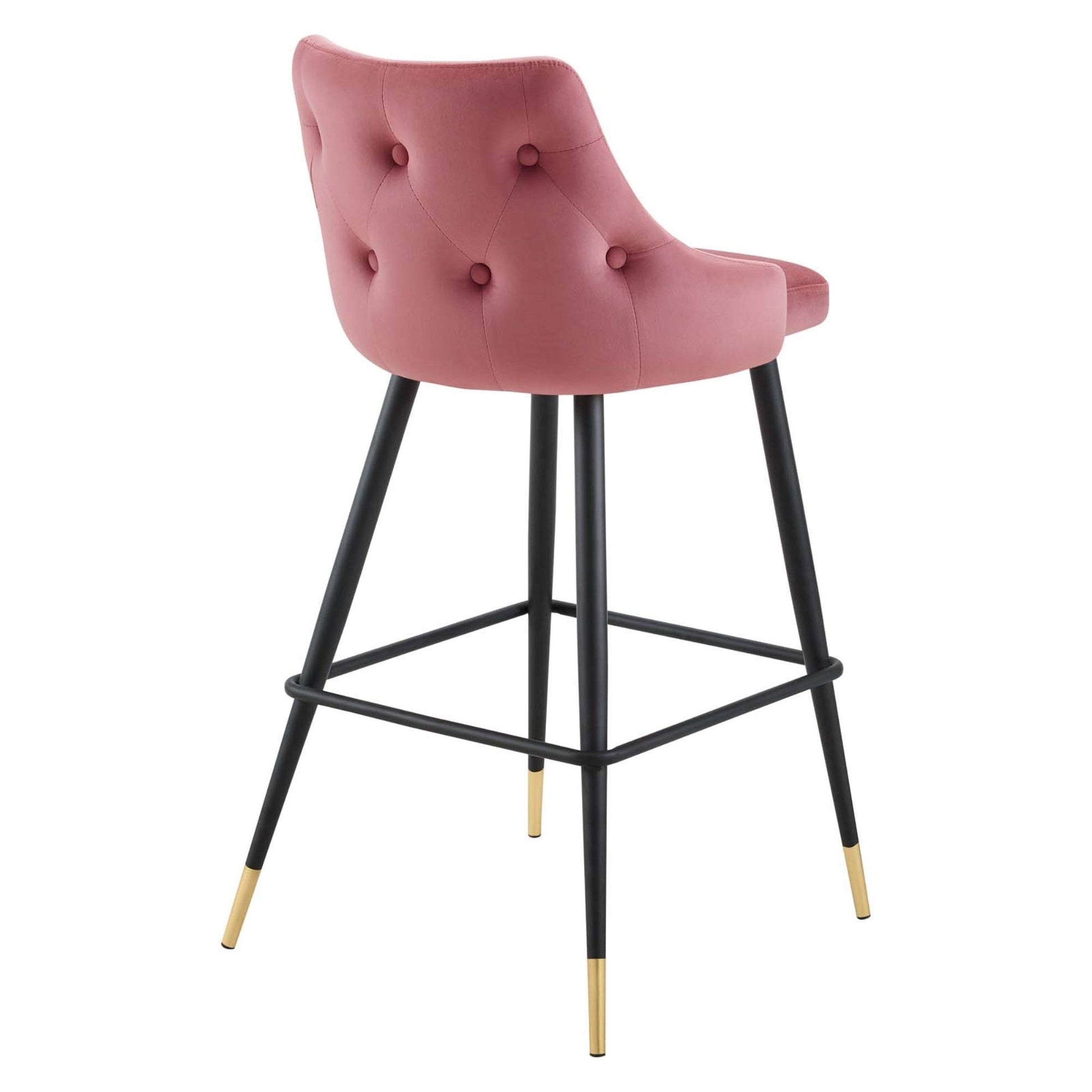 barstools | CasaFoyer Adorn Performance Velvet Bar Stool | Timeless Design | Stain-Resistant | Cozy Seating | Vintage Modern Style | 300 lbs. Weight Capacity | casafoyer.myshopify.com