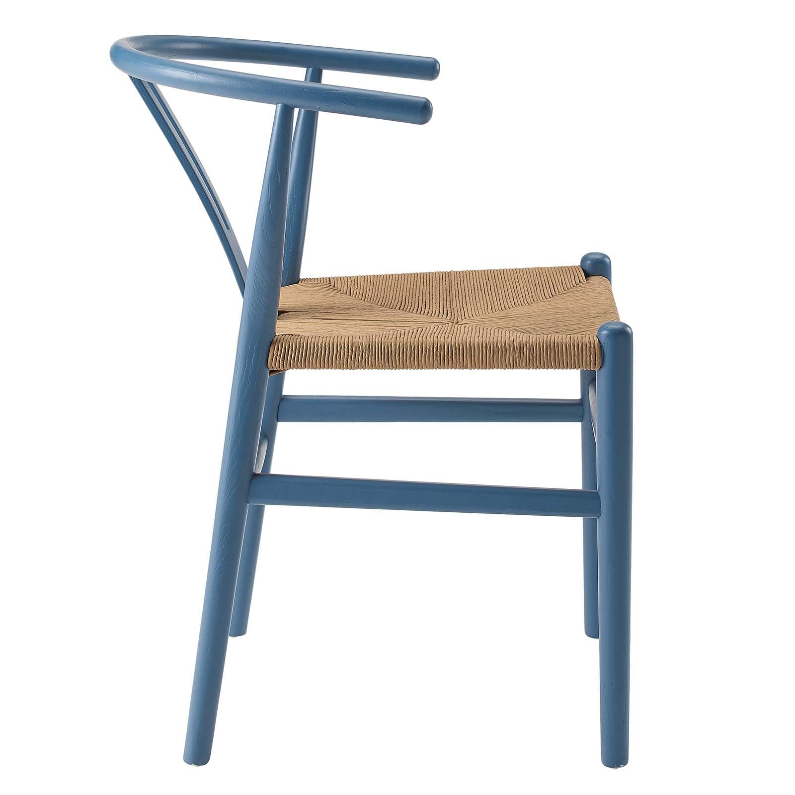 home office desk chairs | CasaFoyer Amish Wooden Dining Side Chair | Weathered Gray Wood | Paper Rope Seat | Transitional Design | Fully Assembled | casafoyer.myshopify.com