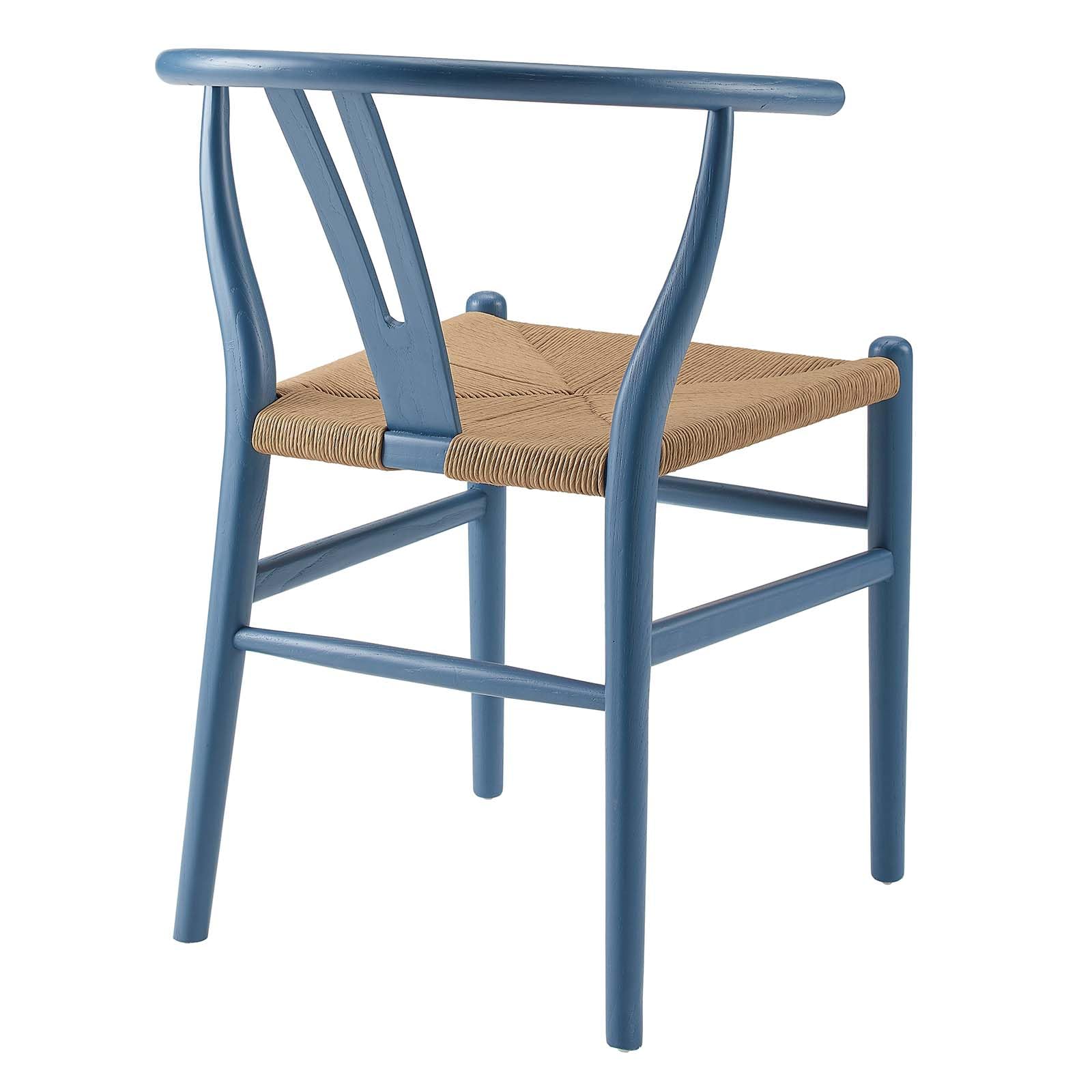 home office desk chairs | CasaFoyer Amish Wooden Dining Side Chair | Weathered Gray Wood | Paper Rope Seat | Transitional Design | Fully Assembled | casafoyer.myshopify.com