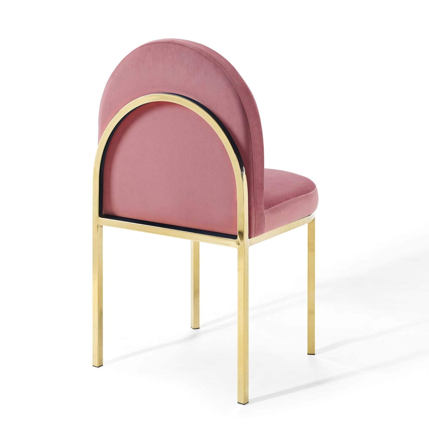 home office desk chairs | CasaFoyer Isla Channel Tufted Performance Velvet Dining Side Chair | Vintage Clamshell Design | Stain-Resistant Upholstery | Gold Stainless Steel Frame | | casafoyer.myshopify.com