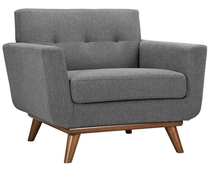 kitchen and dining room sets | CasaFoyer Engage Sofa & Armchair Set | Gently Curved Design | Tufted Buttons | Cherry Wood Legs | Ideal for Lounging & Entertaining | casafoyer.myshopify.com