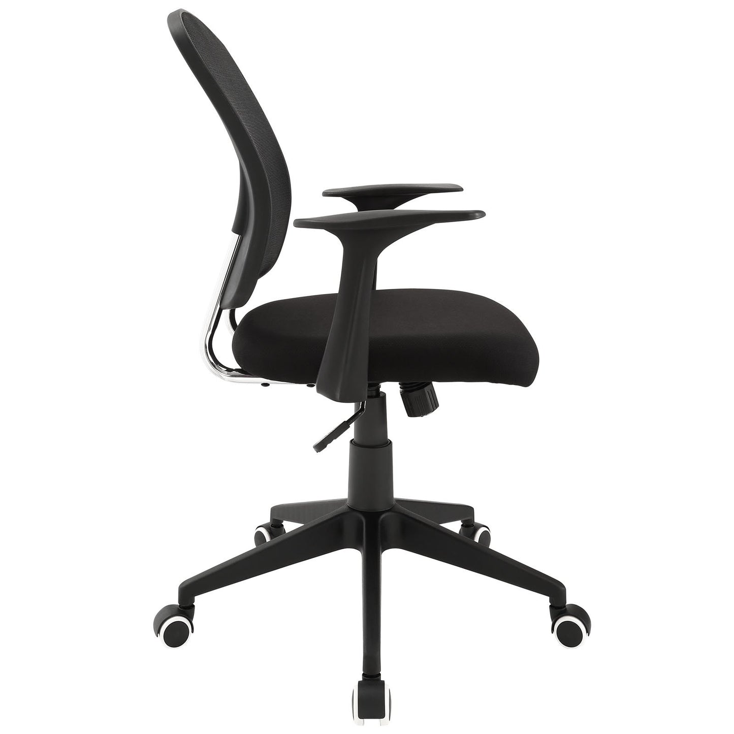 home office desk chairs | CasaFoyer Poise Ergonomic Mesh Office Chair | Lumbar Support | Durable Plastic Frame | Nylon Base | Comfortable & Functional | Black | casafoyer.myshopify.com