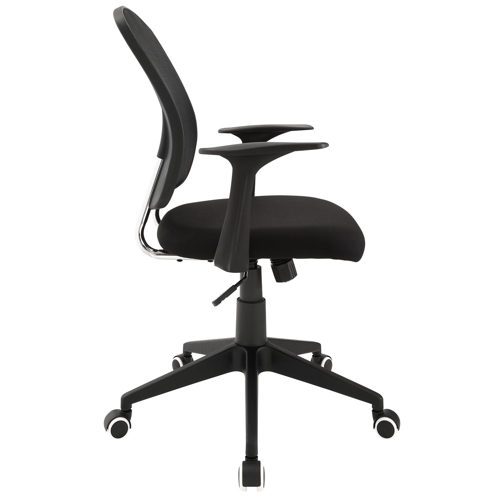 home office desk chairs | CasaFoyer Poise Ergonomic Mesh Office Chair | Lumbar Support | Durable Plastic Frame | Nylon Base | Comfortable & Functional | Black | casafoyer.myshopify.com