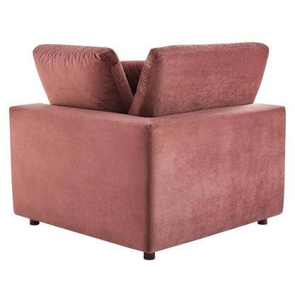 sofas | CasaFoyer Commix Cozy Performance Velvet Loveseat Set - Dusty Rose | Plush Comfort | Stain-Resistant | Solid Wood Frame | Ideal for Living, Family, Game Room | Includes 2 Overstuffed Corner Chairs | casafoyer.myshopify.com