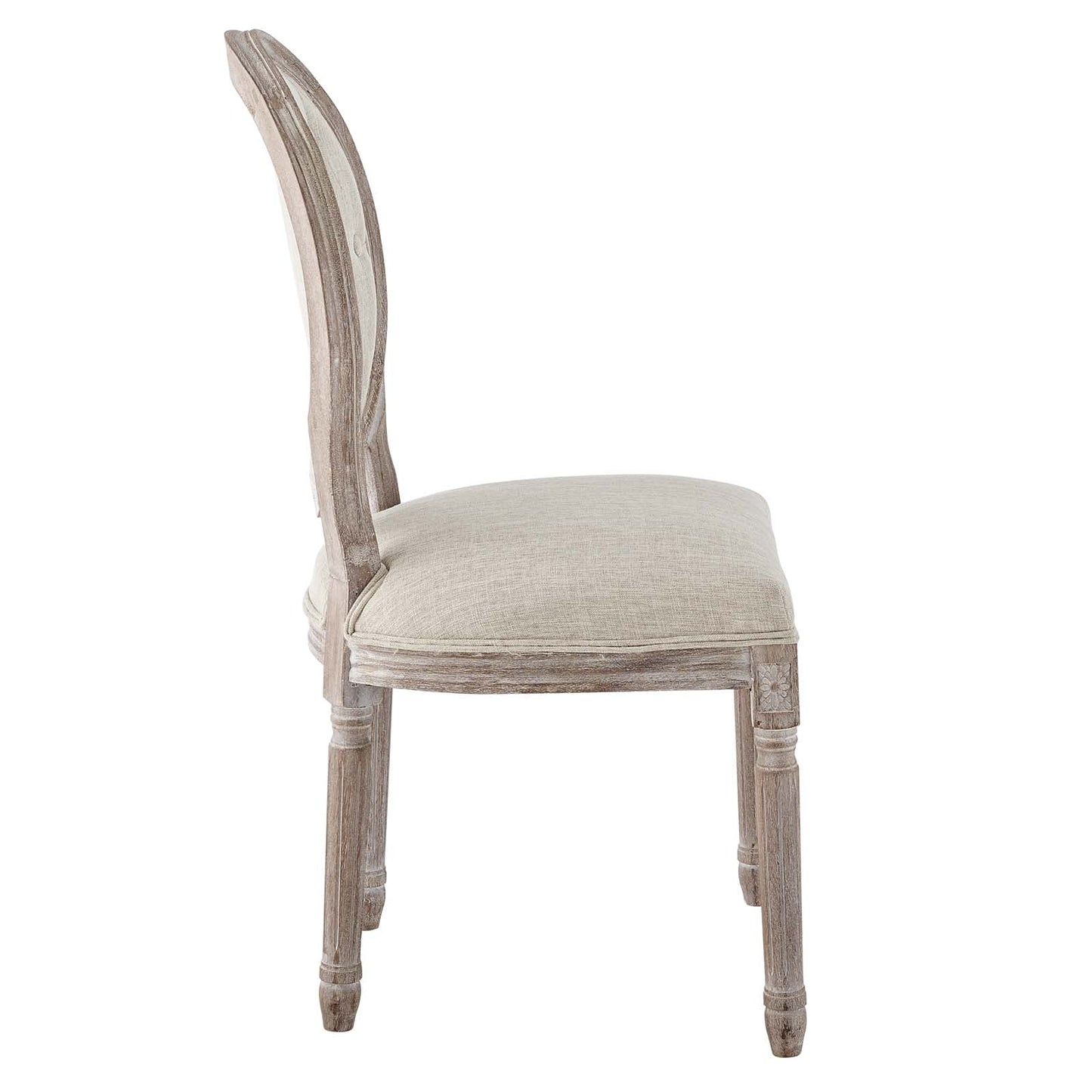 home office desk chairs | CasaFoyer Arise French Vintage Dining Accent Armchair | Fluted Wood Frame | Button Tufted Diamond Trim | Upholstered Fabric Seat | Set of 2 | casafoyer.myshopify.com