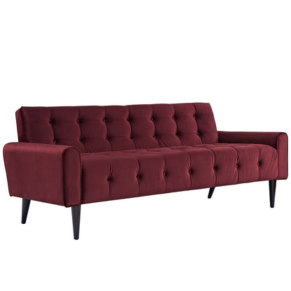 sofas | CasaFoyer Delve Performance Velvet Sofa | Luxurious Tufted Buttons | Stain-Resistant Upholstery | Comfortable Foam Padding | Solid Wood Legs | casafoyer.myshopify.com