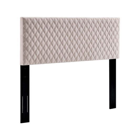 headboards | CasaFoyer Angela Tufted Diamond Lattice Performance Velvet Full/Queen Headboard | Textured Diamond Pattern | Adjustable Height | High-Quality Upholstery | Sturdy Wood Construction | Ultimate Comfort | Complete Bedroom Upgrade | casafoyer.myshopify.com
