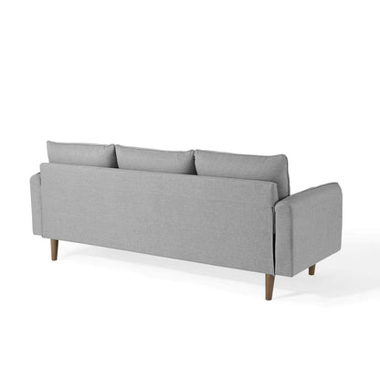 sofas | CasaFoyer Revive Upholstered Fabric Sectional Sofa | Cozy Design | Bolster Pillows | Plush Foam Padding | Polyester Upholstery | Wood Legs | Built-in Ottoman | 900 lbs Weight Capacity | casafoyer.myshopify.com