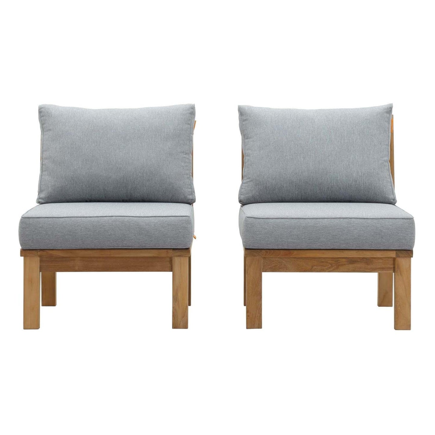 Patio Furniture Sets | Marina Teak Wood Outdoor Patio Furniture Sofa Sectional Set | Luxury | Durable | All-Weather Cushions | Contemporary Design | casafoyer.myshopify.com