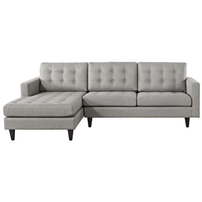 sofas | CasaFoyer Empress Left-Arm Sectional Sofa | Luxurious Design | Tufted Buttons | Plush Cushions | Noble Armrests | Solid Wood Legs | Floor-Protecting Glides | Lavish Upholstery | casafoyer.myshopify.com