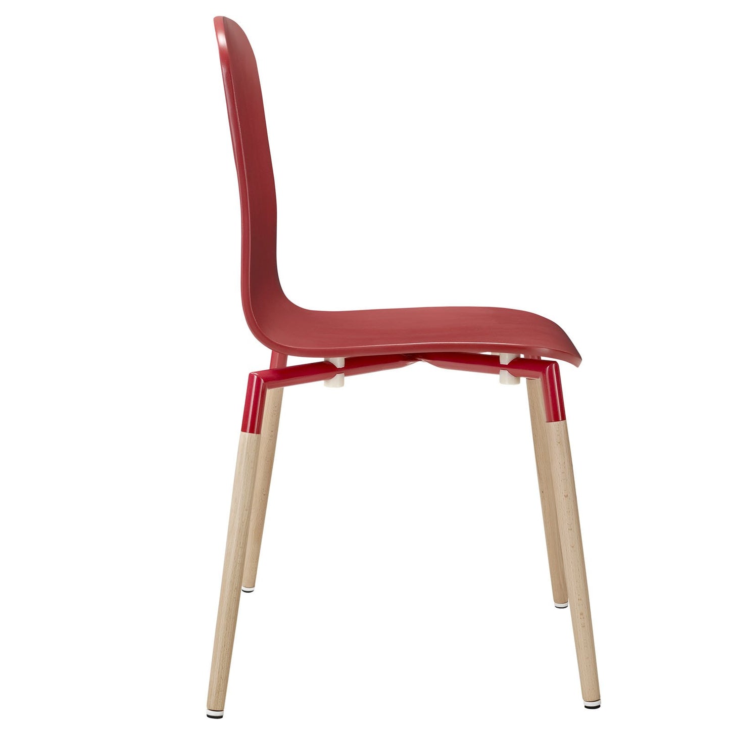 home office desk chairs | CasaFoyer Stack Wood Dining Chairs - Set of 4 | Sleek & Ingenious Design | Robust Steel & Beech Wood | White Finish | Ideal for Uncomplicated Decor | casafoyer.myshopify.com