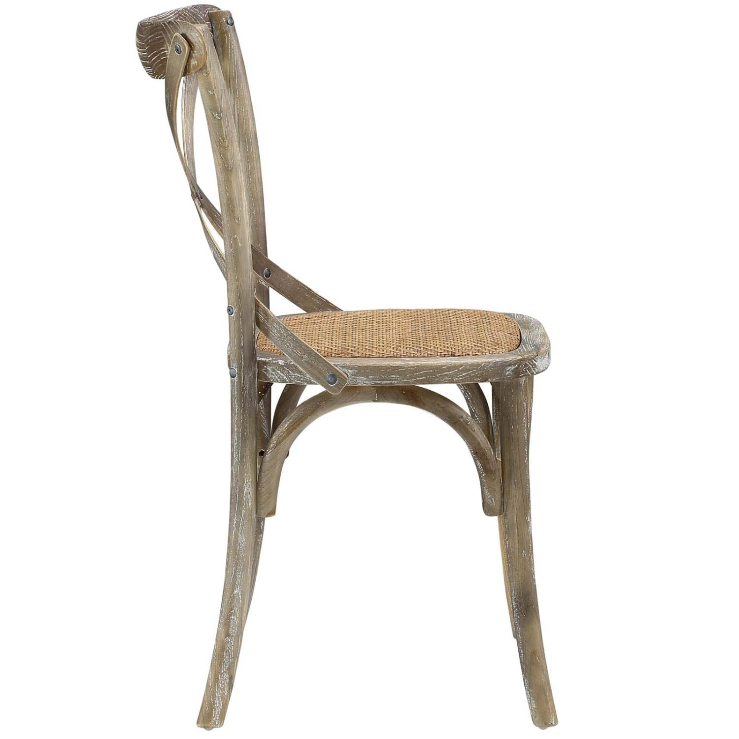 home office desk chairs | CasaFoyer Rustic-Contemporary Dining Side Chair | Wooden Backrest, Tapered Legs | Fully Assembled | Ideal for Country Cottages, Rustic Settings, Urban Homes | Gray | casafoyer.myshopify.com