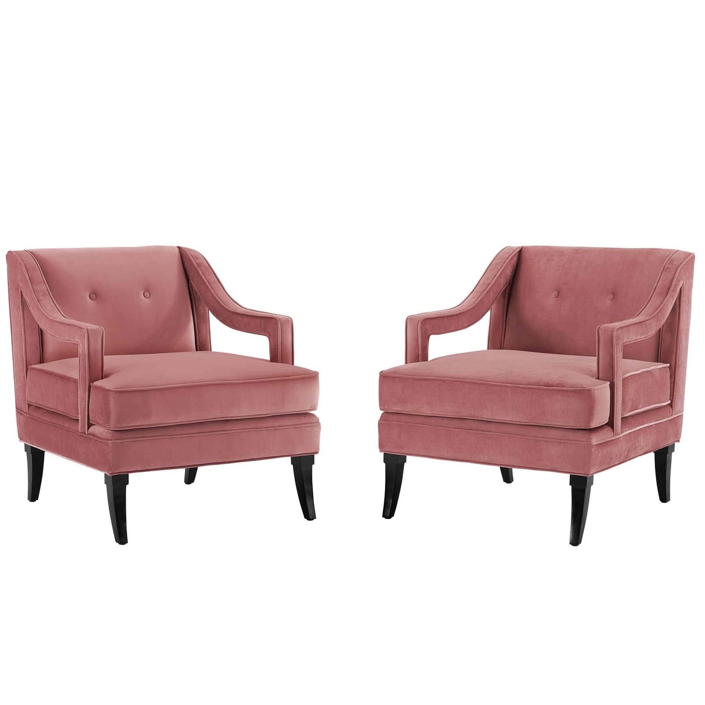kitchen and dining room sets | CasaFoyer Concur Performance Velvet Armchair Set of 2 | Sleek Design | Stain-Resistant | Plush Cushion | Machine Washable Cover | Birch Wood Legs | casafoyer.myshopify.com