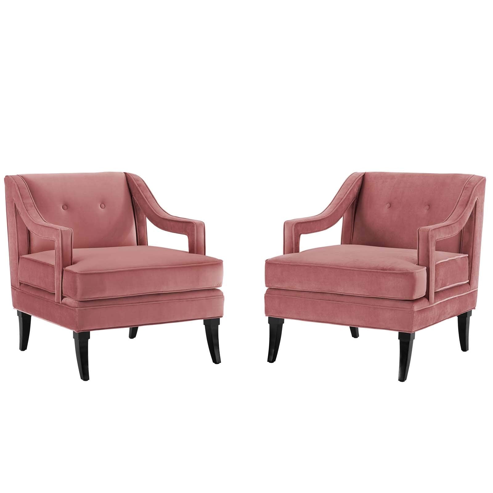kitchen and dining room sets | CasaFoyer Concur Performance Velvet Armchair Set of 2 | Sleek Design | Stain-Resistant | Plush Cushion | Machine Washable Cover | Birch Wood Legs | casafoyer.myshopify.com