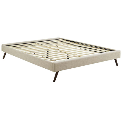 Bed | CasaFoyer Loryn Platform Bed | Solid Wood Frame | Polyester Upholstery | No Box Spring Needed | Memory Foam Compatible | Stylish Headboard Options | Modern Bedroom Décor | casafoyer.myshopify.com
