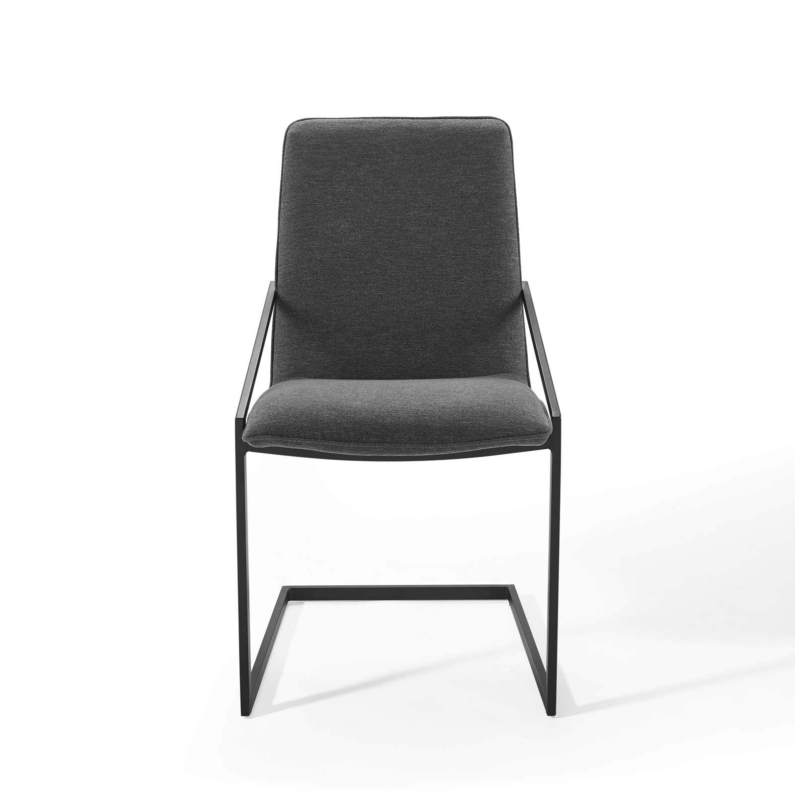 home office desk chairs | CasaFoyer Pitch Performance Fabric Dining Armchair | Black Stainless Steel Frame | Foam Padded Seat | Elegant & Durable | 330 lbs Weight Capacity | casafoyer.myshopify.com