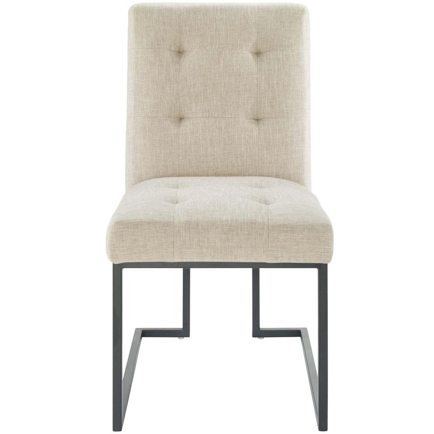 barstools | CasaFoyer Privy Black Stainless Steel Dining Chair | Elegant Deco Style | Soft Polyester Upholstery | Matte Black Geometric Base | 331 lbs Weight Capacity | Fully Assembled | casafoyer.myshopify.com