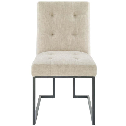 barstools | CasaFoyer Privy Black Stainless Steel Dining Chair | Elegant Deco Style | Soft Polyester Upholstery | Matte Black Geometric Base | 331 lbs Weight Capacity | Fully Assembled | casafoyer.myshopify.com